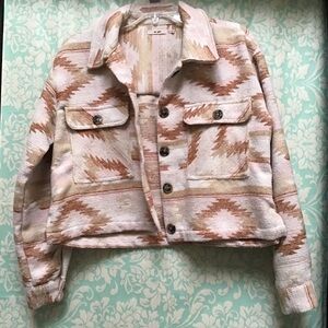 GUC Mi Ami Aztec Cropped Jacket size Small